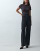 ONLY ONLY Hope wide leg jeans with rhinestones in washed black - 1