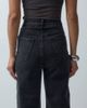 ONLY ONLY Hope wide leg jeans with rhinestones in washed black - 4