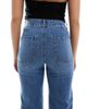 ONLY ONLY Juicy high rise wide leg jeans with stud in light wash-Blue - 4