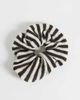 ONLY ONLY knit scrunchie in brown and cream stripe - 1