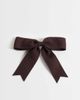 ONLY ONLY knitted bow hair clip in brown-RED - 1