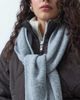 ONLY ONLY knitted scarf in light gray - 3