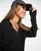 ONLY ONLY knitted v neck midaxi dress in black - 2