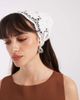 ONLY ONLY lace details headscarf in white - 3