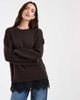 ONLY ONLY lace details knit sweater in brown - 1