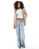 ONLY Only light knit cardigan in beige-Neutral - 4