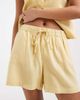 ONLY ONLY linen blend shorts in pale yellow - part of a set - 4