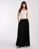 ONLY ONLY linen look midaxi skirt in black - 1