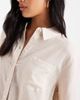 ONLY ONLY linen rich oversized shirt in beige - part of a set-Neutral - 3