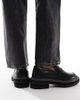 ONLY Only loafer with contrast stitching in black - 4
