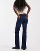 ONLY ONLY Lola super low waist flared jeans in dark rinse denim-Blue - 3