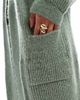 ONLY ONLY longline open cardigan in green - 3