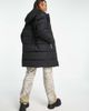 ONLY Only longline padded hooded coat in black - 4
