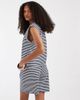 ONLY ONLY loose fit shorts in blue stripes - part of a set - 4