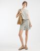 ONLY ONLY loose fit shorts in dark green stripes - part of a set - 1