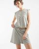 ONLY ONLY loose fit shorts in dark green stripes - part of a set - 2
