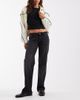 ONLY ONLY Maddie low waist baggy jeans in washed black-Blue - 1