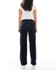 ONLY ONLY Madison high rise wide leg jeans in dark blue - 2