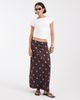ONLY ONLY maxi skirt in brown polka dots - 1
