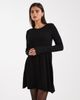 ONLY Only mini knitted skater dress in black - 1