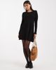 ONLY Only mini knitted skater dress in black - 2