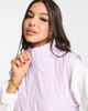 ONLY Only Nicole quilt vest in purple - 4