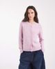 ONLY ONLY o-neck knit cardigan in rose pink - 1