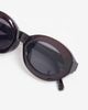 ONLY ONLY oval sunglasses in burgundy-Red - 2