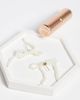 ONLY ONLY pearl bow earrings in white - 2