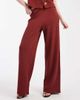 ONLY ONLY rib knit wide leg pants in burnt rust - part of a set-Red - 2