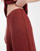 ONLY ONLY rib knit wide leg pants in burnt rust - part of a set-Red - 4