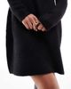 ONLY Only roll neck knitted mini sweater dress in black - 3