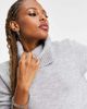 ONLY Only roll neck midi sweater dress in light gray - 3