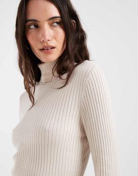ONLY Only roll neck sweater in stone-Neutral