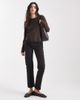 ONLY ONLY round neck knit top in chocolate brown - 3