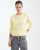 ONLY ONLY round neck knit top in pale yellow - 1