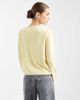 ONLY ONLY round neck knit top in pale yellow - 2