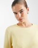 ONLY ONLY round neck knit top in pale yellow - 3
