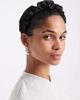 ONLY ONLY satin frill headband in black - 1