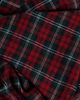 ONLY ONLY scrunchie in red tartan with bows - 2