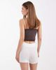 ONLY ONLY seamless legging shorts in white - 2