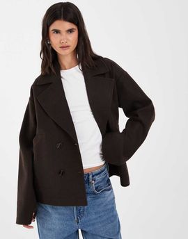 ONLY ONLY short jacket in chocolate brown