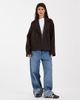 ONLY ONLY short jacket in chocolate brown - 2