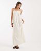 ONLY ONLY sleeveless maxi dress in white stripe - 1