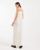 ONLY ONLY sleeveless maxi dress in white stripe - 4