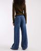 ONLY ONLY soft touch high waist wide leg jeans in mid blue - 2