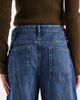 ONLY ONLY soft touch high waist wide leg jeans in mid blue - 4