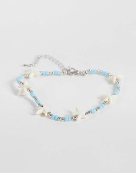 ONLY ONLY starfish anklet in blue