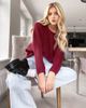ONLY Only sweater in chunky cable knit in red-Green - 4