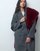 ONLY ONLY tailored maxi coat in dark gray - 2
